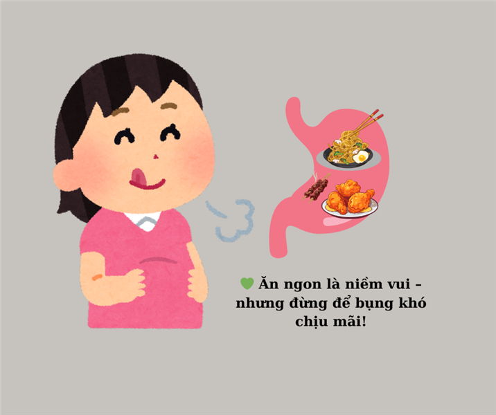 ĐẦY BỤNG, KHÓ TIÊU SAU BỮA ĂN? ĐÂY LÀ CÁCH KHẮC PHỤC!